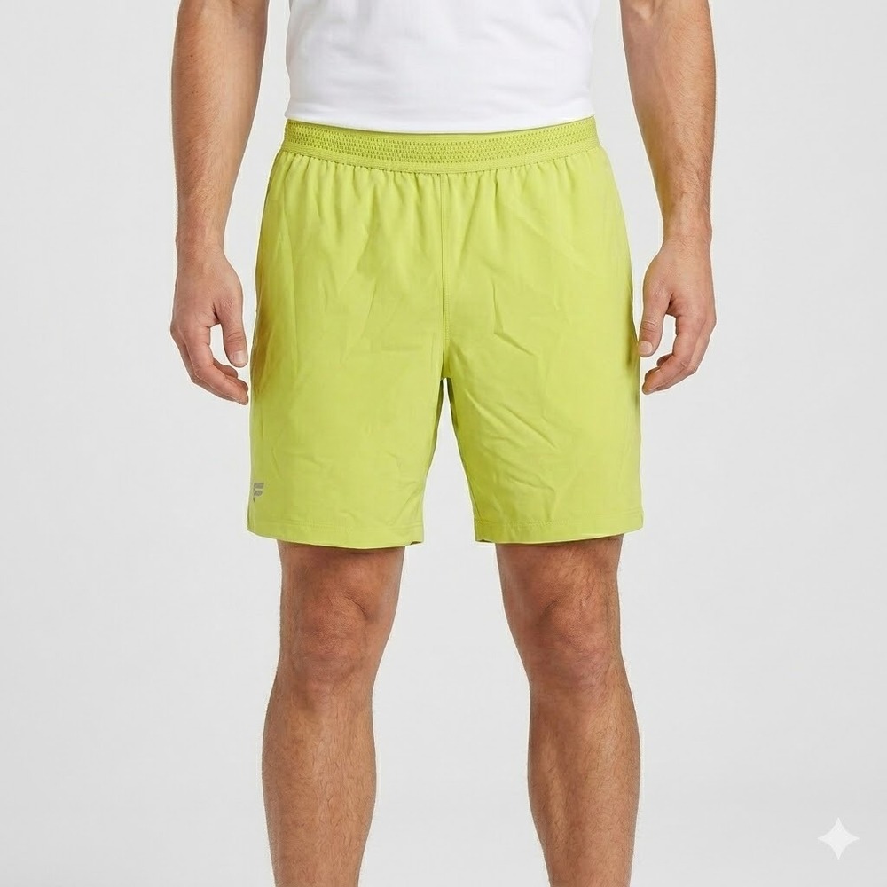 Fabletics Men's The Fundamental Short Unlined‎ Athletic Training Citron Yellow M